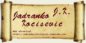 Jadranko Kočišević vizit kartica